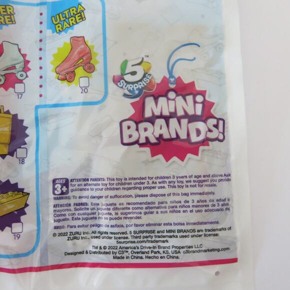 SONIC DRIVE IN WACKY PACK Mini Brands #13 Car Hop Tray Red New/Unopened - Picture 5 of 5